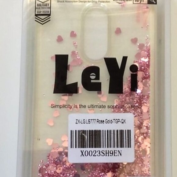 SPARKLE HEARTS LIQUID GLITTER  ZX-LG LS777  PHONE CASE - Picture 7 of 7